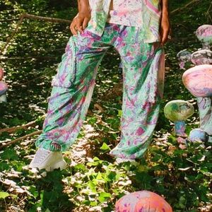 Stella McCartney X Myfawnwy Trousers Multi Pants Sz Small NWT 975$ *RARE*❤️